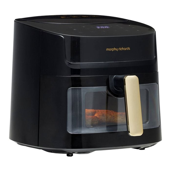 Morphy Richards 6.5L Digital Air Fryer MRAF72BK LED Touch Panel 8 Preset Cooking Programs Non Stick Drawer - Black
