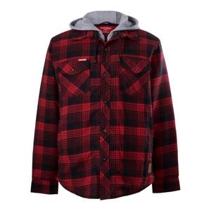 Hard Yakka Red Quilted Flannel Shacket - Size 3XL