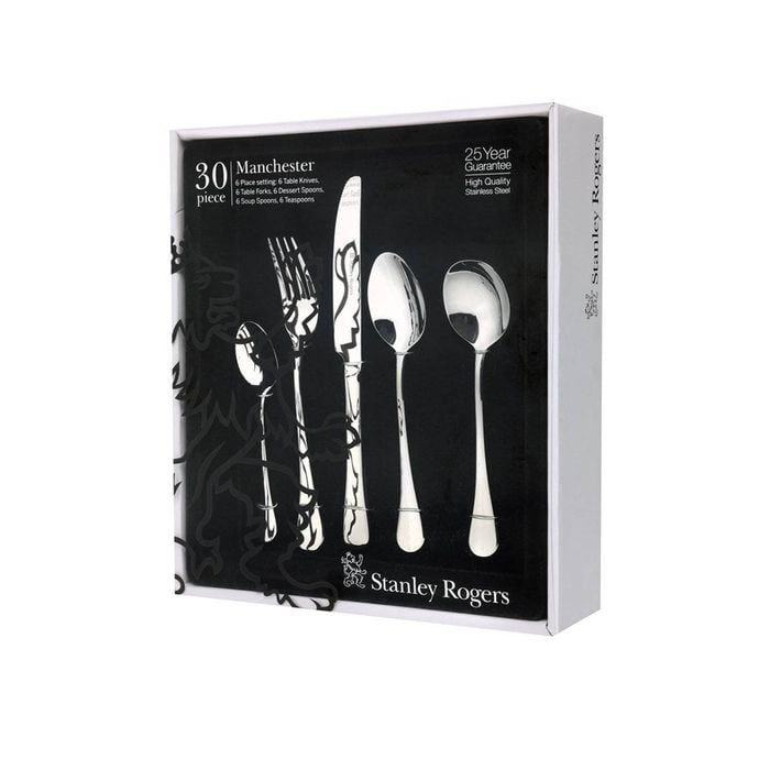 Manchester 30 Piece Cutlery Set 8x26.2x29.8cm Stanley Rogers