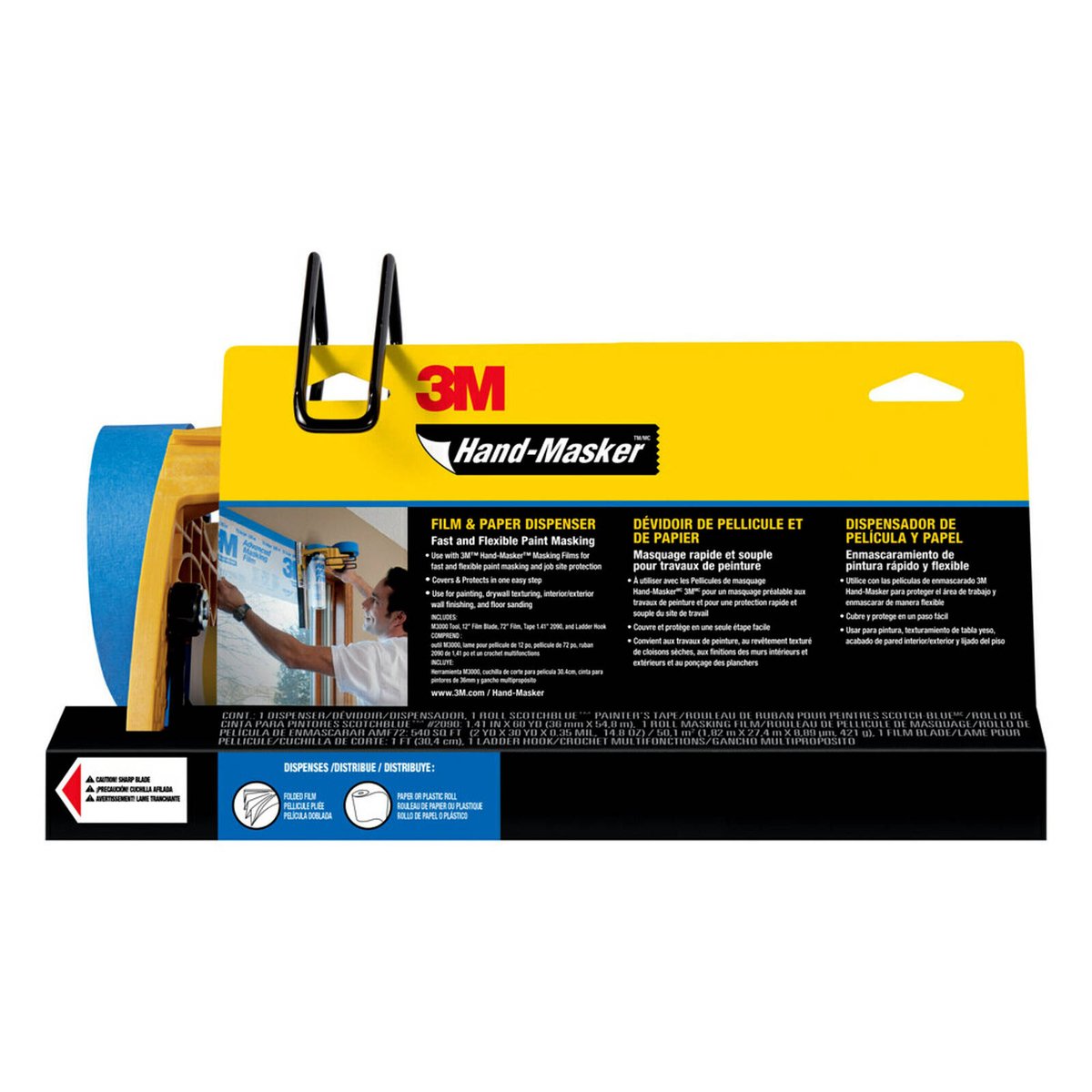 3M Hand-Masker Pre-assembled Masking Film And Tape Kit - Bunnings Australia