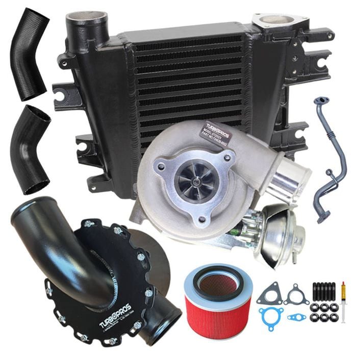 Upgrade Turbo, Intercooler And Air Box For Nissan Patrol Zd30 3.0l Fits Early Di 2000-2002