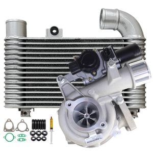 Upgrade Billet Turbo Charger With 64mm Intercooler For Toyota Hiace 1kd-ftv 3.0l Vb35 2008 Onwards