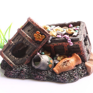 Aqua One Sunken Treasure Chest Large Ornament (36858)