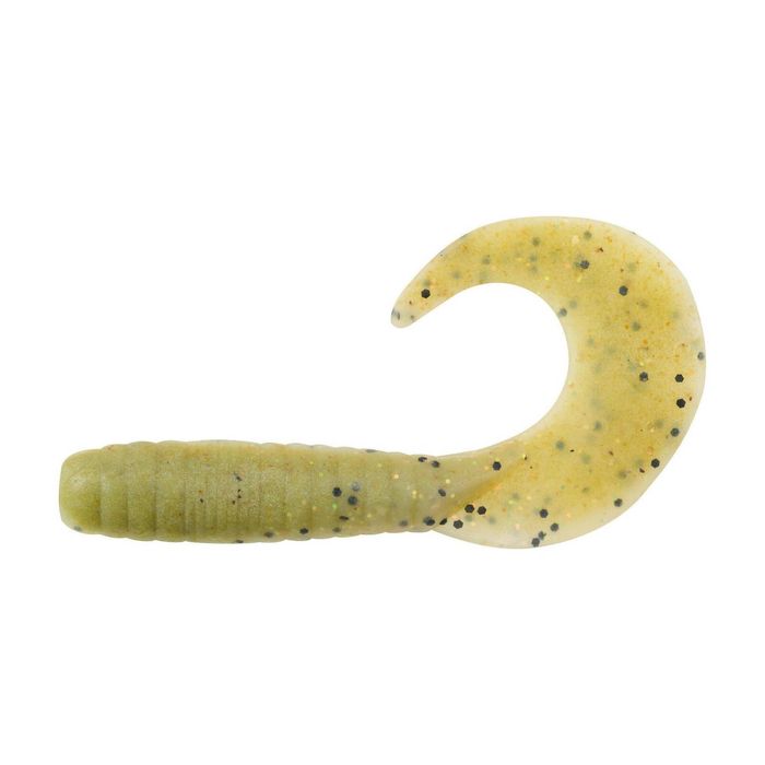 Berkley Gulp 4" Jigging Grub Soft Plastic Fishing Lure Banana Prawn