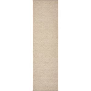 The Rug Connection Alfresco Misty Light Beige 400x80cm - Large Runner Pet Friendly Washable Outdoor Rug