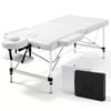 Zenses 75cm Portable Aluminium Massage Table White
