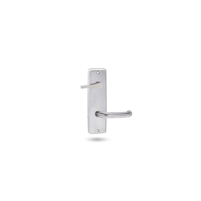 Lockwood Satin Chrome Interior Square End Lever 1900