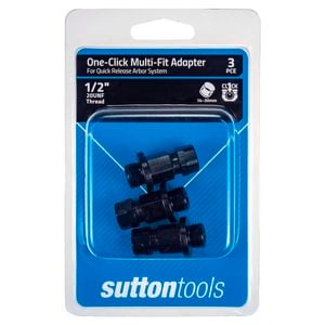 Sutton Tools 14-30mm Holesaw Adaptor 3 Pack