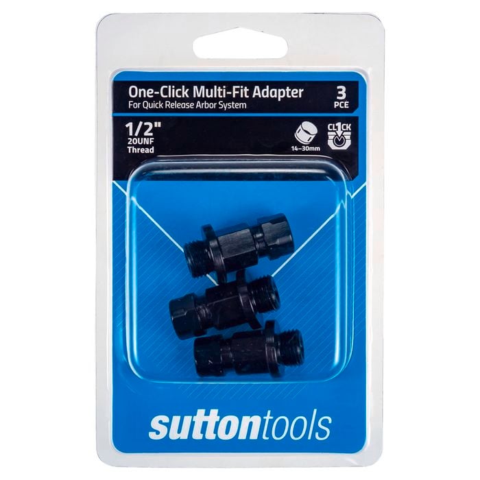 Sutton Tools 14-30mm Holesaw Adaptor 3 Pack