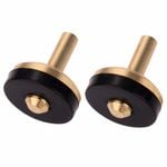 Kinetic 12mm Brass Jumper Standard Tap Valve - 2 Pack