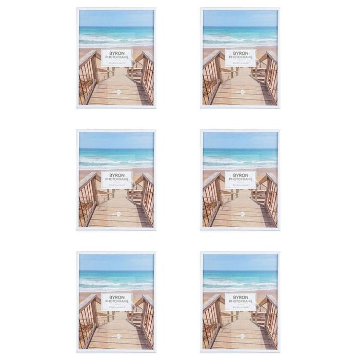 6PK Unigift Byron Home Photo/Picture Frame 20x25cm Assorted