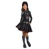 Darth Vader Dress Halloween Costume Child Official Star Wars with Belt Headpiece and Stockings, Medium