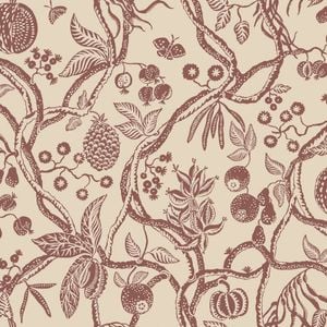 Wallpaper Trader Tree Of Life Wallpaper Roll 10.05m X 53cm, Burgundy