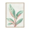 Artey | Ginger Plant II - Framed Canvas - Natural Frame - 60 x 80cm