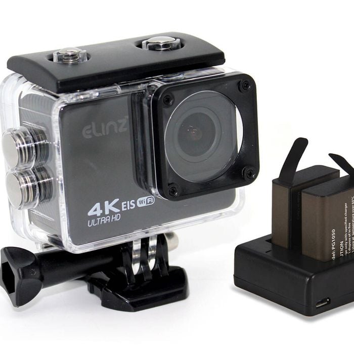 Elinz 4K HD Sports Action Camera 4K@60FPS 170Â° Waterproof Video WiFi Sony Sensor 1080P