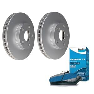 Front Bendix Brake Pads + Rotors for Toyota Avensis ACM20R ACM21R, Ipsum ACM21R