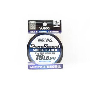 Varivas Shore Record 30m VSF Fluorocarbon Shock Fishing Leader 16lb