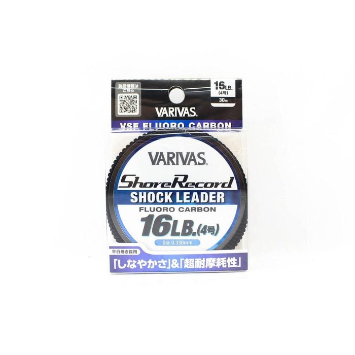 Varivas Shore Record 30m VSF Fluorocarbon Shock Fishing Leader 16lb