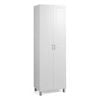 Costway 187cm Tall Storage Cabinet Utility Pantry Sideboard White