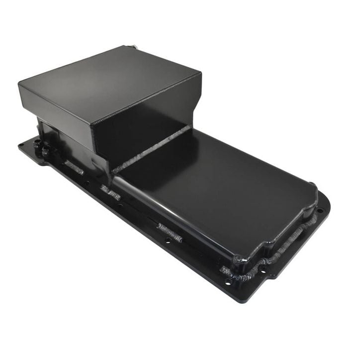 Oil Pan Rear Sump LS1 LS2 LS3 LS6 LSX Black Fabricated Aluminium