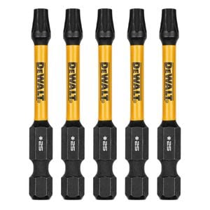 DeWALT 57mm FLEXTORQ TX25 Screwdriver Bit DWAF2TX25IR5 - 5 Pack