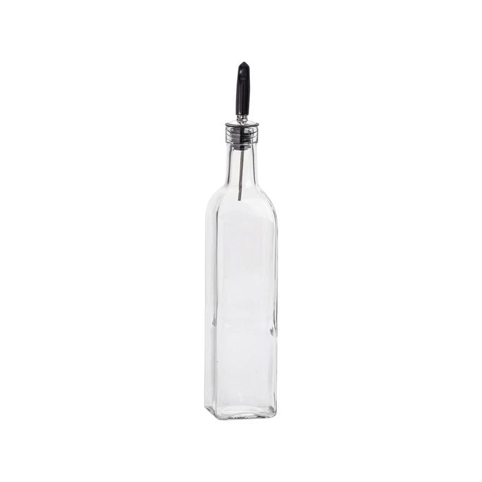 Argon Tableware Olive Oil Pourer Bottle with Cap - Kitchen Dining Dressing Vinegar Drizzler Dispenser - 500ml