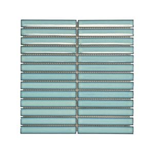 Decor8 296 x 293mm Haifu Kenzo Light Green Porcelain Mosaic Tile