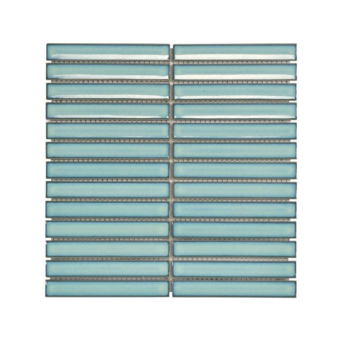 Decor8 296 x 293mm Haifu Kenzo Light Green Porcelain Mosaic Tile