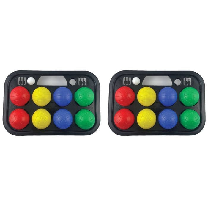 2x 9pc Regent Bocce Ball Set Outdoor Party Family Game w/ Carrying Case