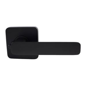 Gainsborough Black Matte Choice Harper Square Privacy Lever Set