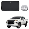 Front Windscreen Sun Shade for Mitsubishi Triton Club Cab 2015 - 2023 (MQ MR) - Standard 150 x 85 cm - Black