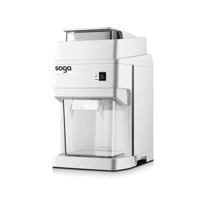 SOGA 300 Watts Electric Ice Shaver Crusher Slicer Snow Cone Maker– 120kgs/h,