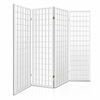 Artiss 4 Panel Room Divider Screen Wood White
