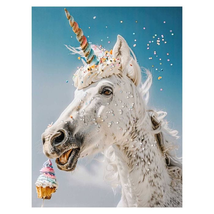 P&P Pink Unicorn Acrylic Wall Art With Glossy Finish For Children’s Room Home Décor