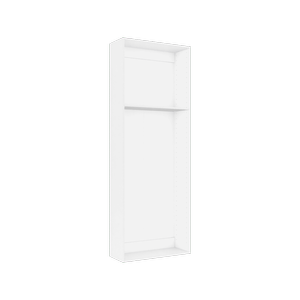 Lugna 2048 x 750 x 280mm White Cabinet Shell