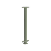 ProtectorAl 1010mm Pale Eucalypt Aluminium Flanged Middle Balustrade Post