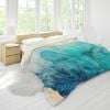 3D Blue Watercolor Quilt Cover Set Bedding Set Pillowcases 109