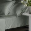 Bedding Co. Fitted Sheet 100% Mulberry Silk 20 Momme Sage Green Double