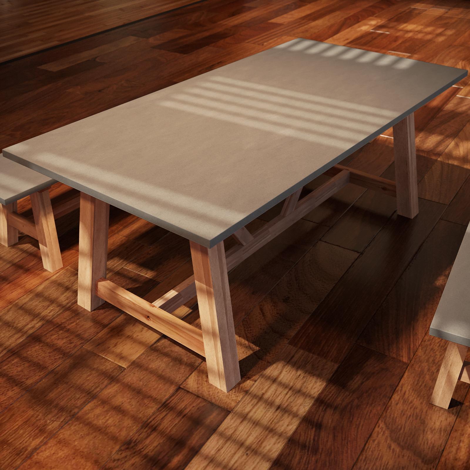 Concrete dining table bunnings discount