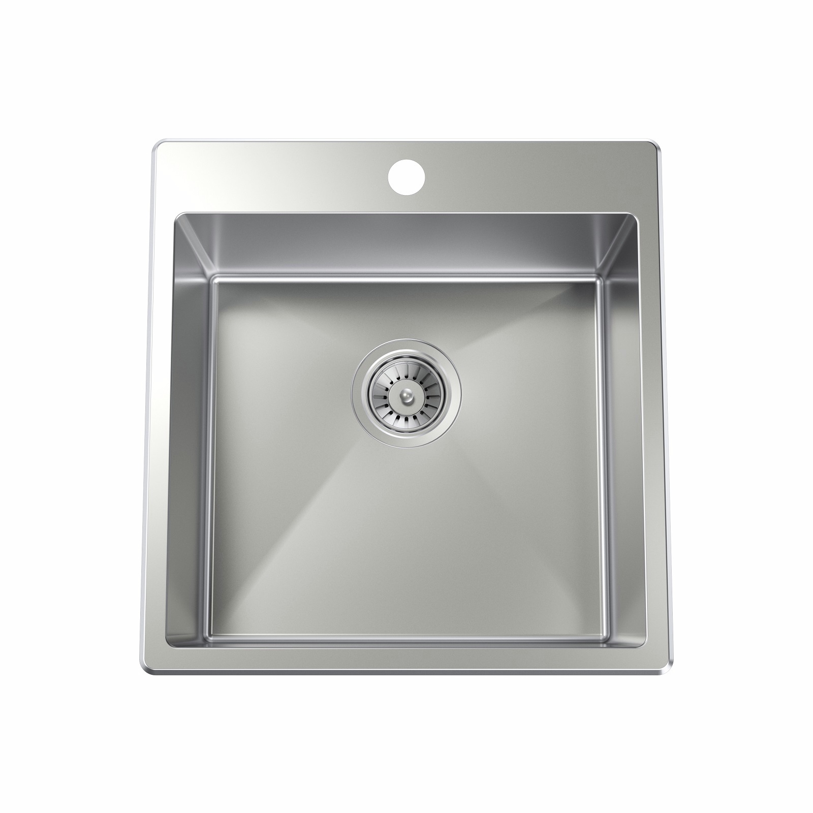 Clark 25L Square Laundry Sink With 1 Tap Hole thumbnail 2