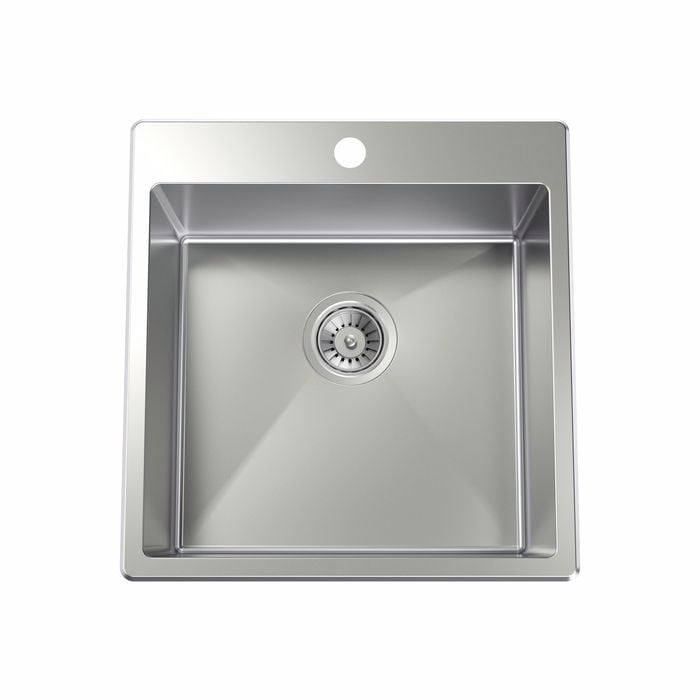 Clark 35L Square Laundry Sink With 1 Tap Hole