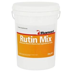 Ranvet Rutin Mix Horses Mineral & Vitamin Feed Supplement Powder 20kg