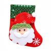 P&P Red Velvet Santa Gift Bag 15x12cm Christmas Stocking Pouch
