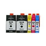 5 Pack Compatible Ink Cartridges For HP Officejet 920XL