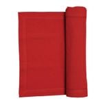 RANS Elegant Hemstitch Runner 135cm - Red
