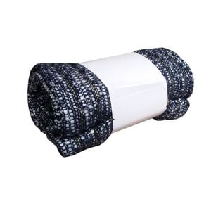 Hotel Living Evie Knitted Fringe Throw Rug D27