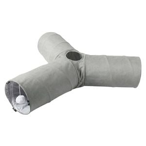 Pawz Cat Tunnel Toy 3-way Foldable Interactive Tube With Hanging Balls