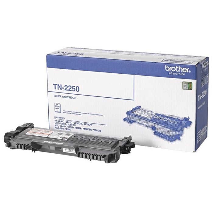 Brother Tn-2250 Mono Laser- High Yield, Hl-2240d/2242d/2250dn/2270dw, Dcp-7060d/7065dn, Mfc-7360n/7362n/7460dn/7860dw/7240