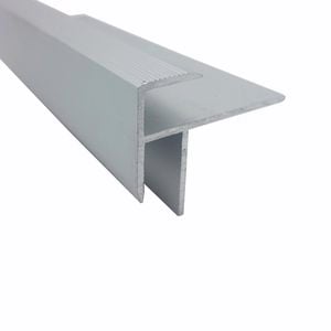 Roberts 8mm x 3.3m Silver Stair Nosing Trim - 5 Pack