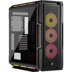 Corsair Icue Link 5000t Lx Rgb Mid-tower High-performance Pc Case - Black, Atx, 450mm Gpu, 170mm Cpucooler, 360mm Rad, 3x Lx120